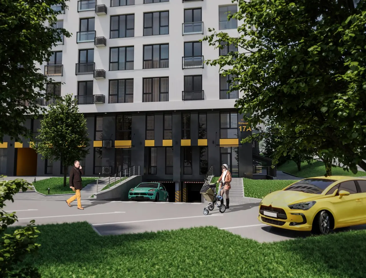 Рендер ЖК Весняний у Львові, Винники 2023