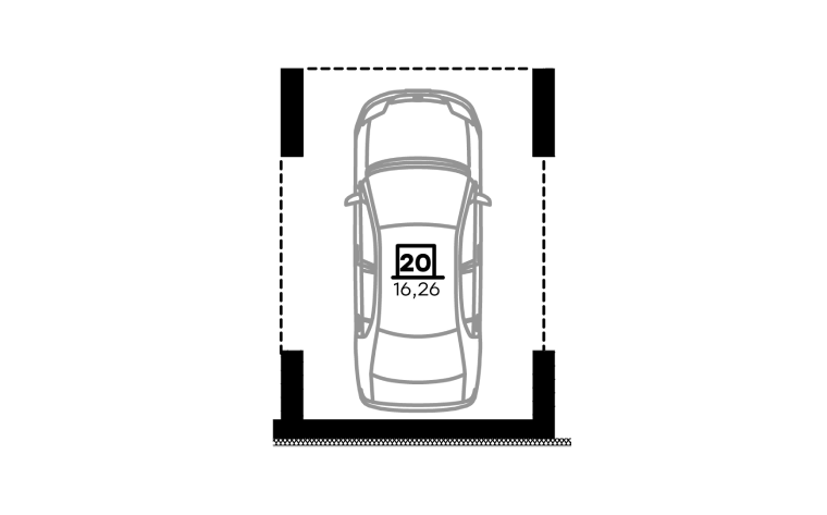 Паркомісце №20 у ЖК «Весняний»