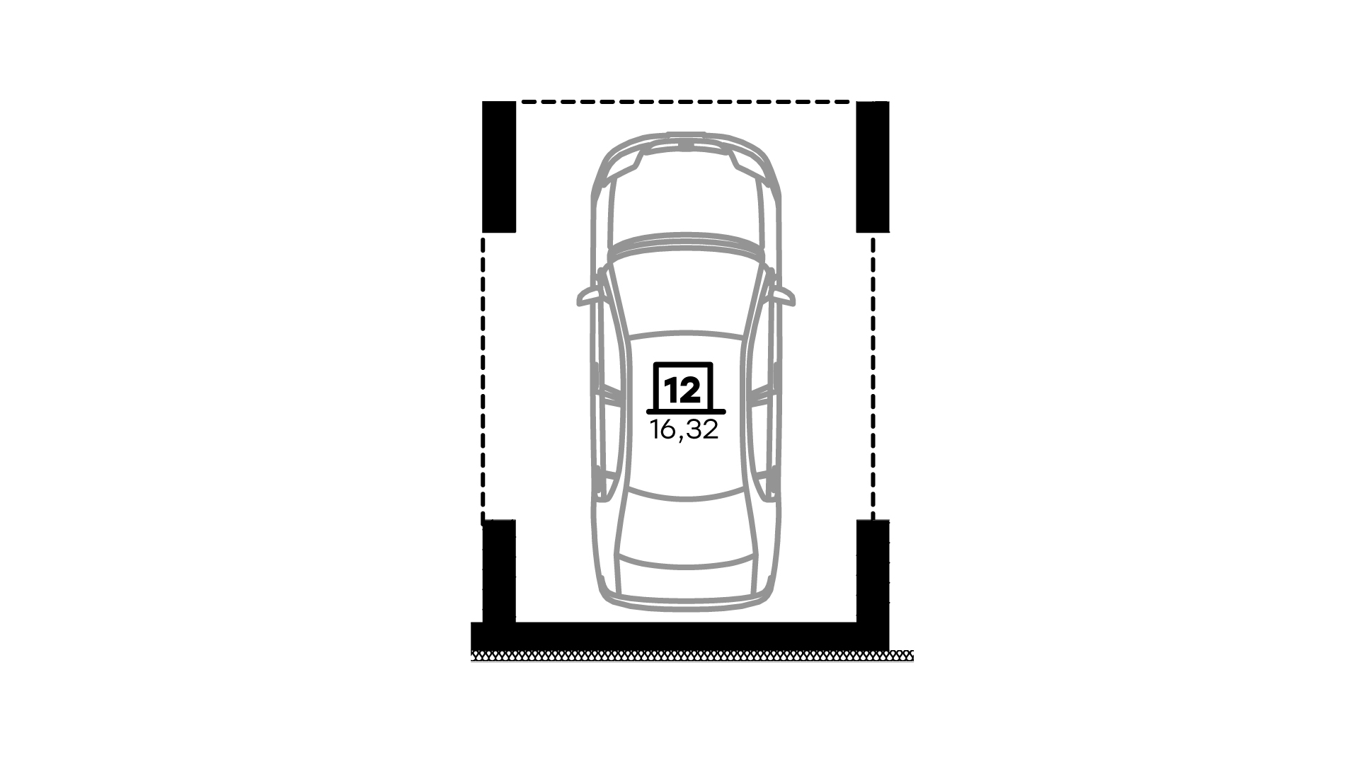 Паркомісце №12 у ЖК «Весняний» Паркомісце №12 у ЖК «Весняний»