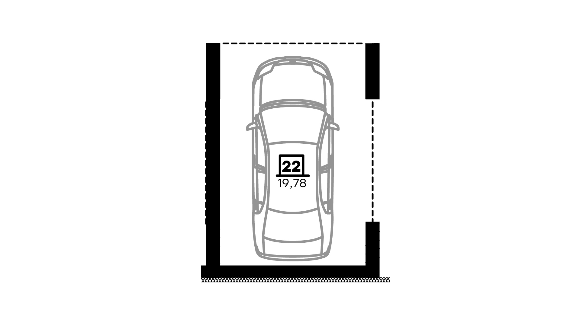 Паркомісце №22 у ЖК «Весняний» паркомісце 22