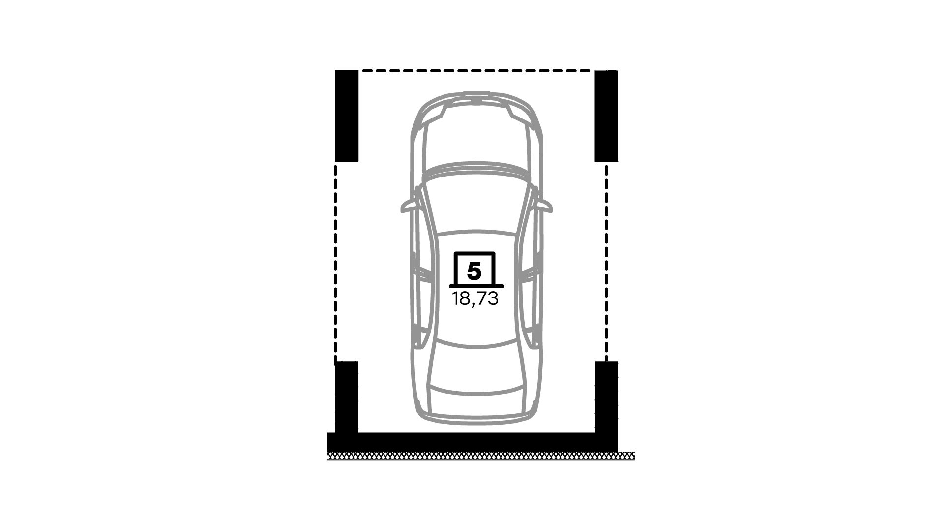 Паркомісце №5 у ЖК «Весняний»