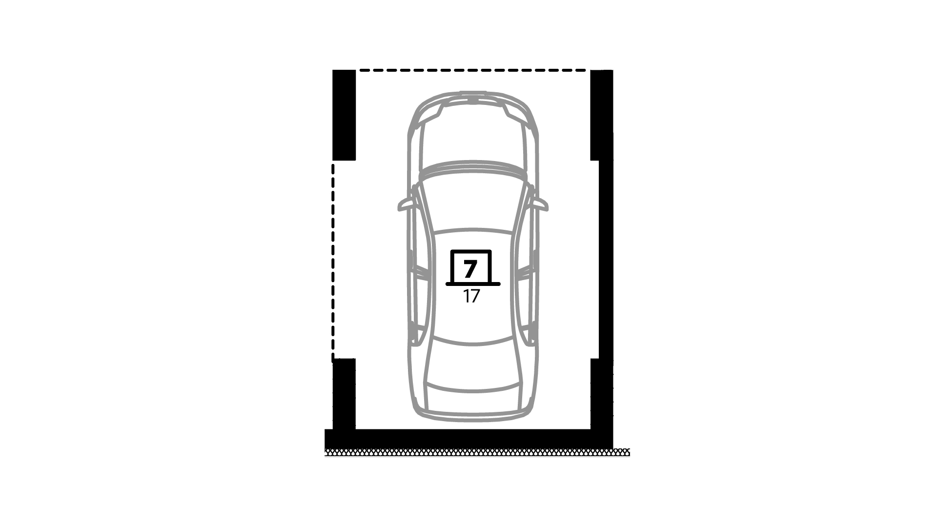 Паркомісце №7 у ЖК «Весняний»